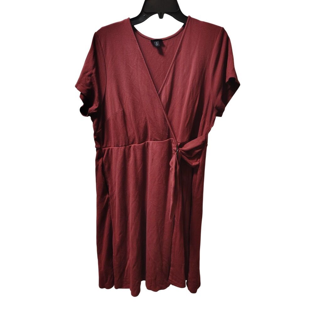 Torrid Size 2 Maroon Fit‎ and Flare Dress